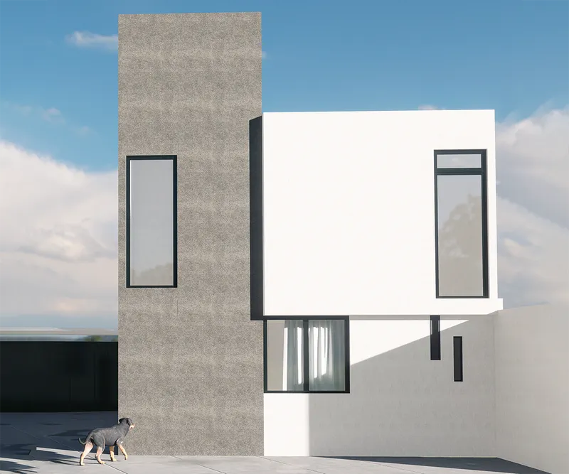 Vista del proyecto casa acuitlapilco