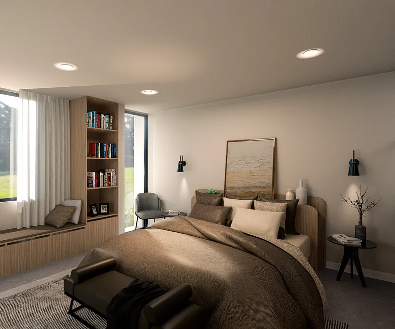 Vista del proyecto casa miguel n lira