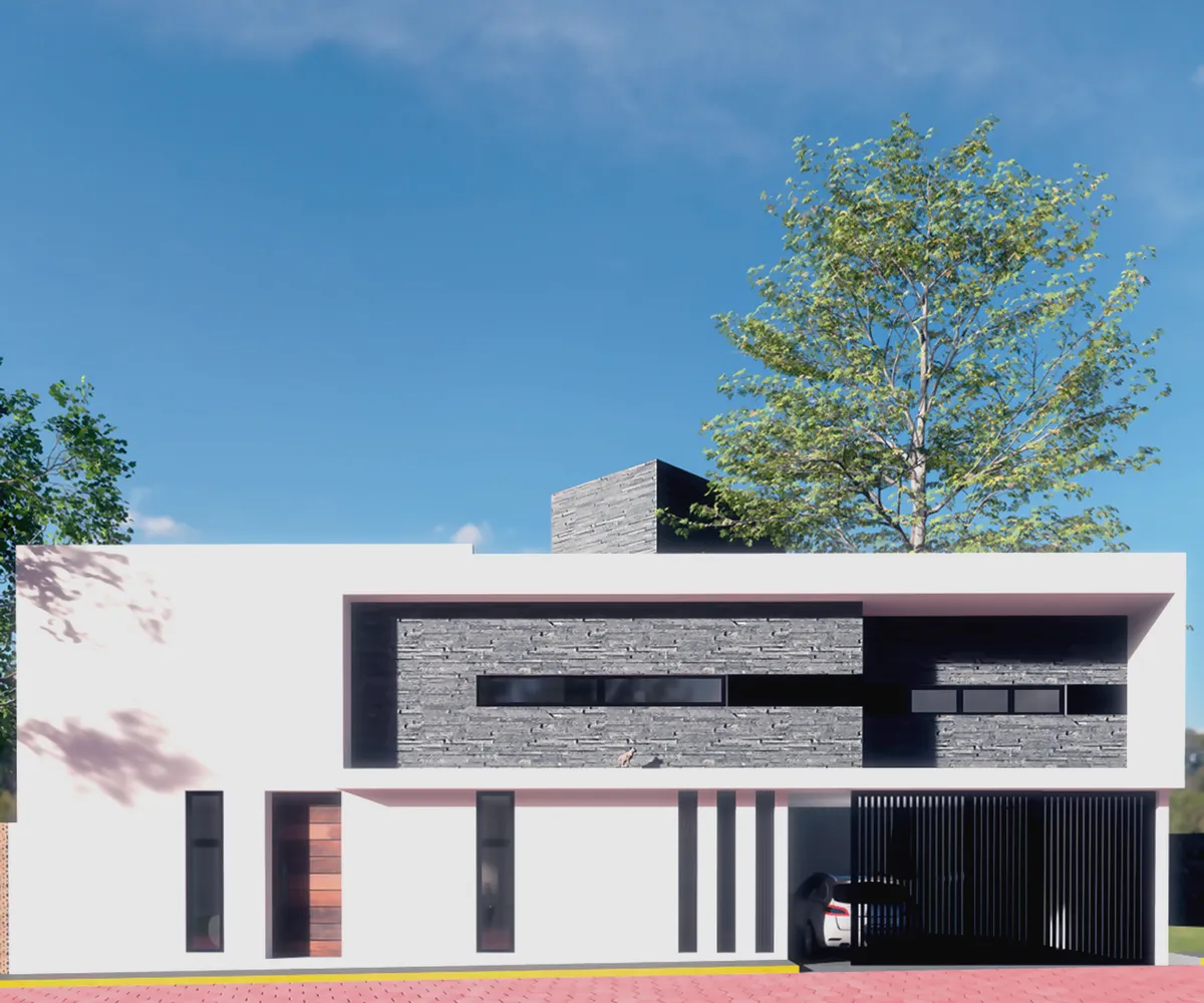 Vista del proyecto casa nixtlalpan