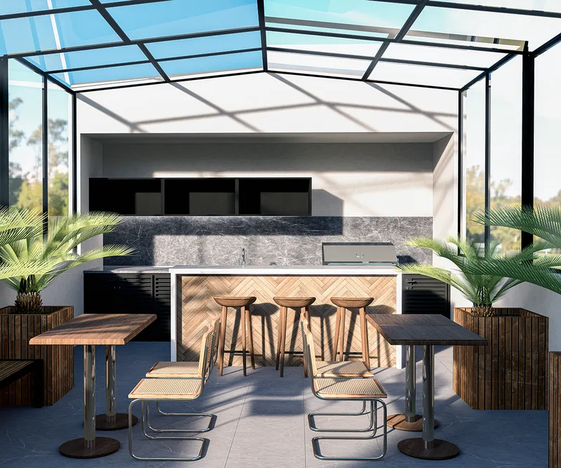 Vista del proyecto casa nixtlalpan