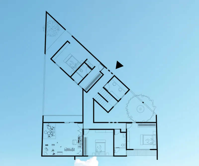 Vista del proyecto casa nixtlalpan