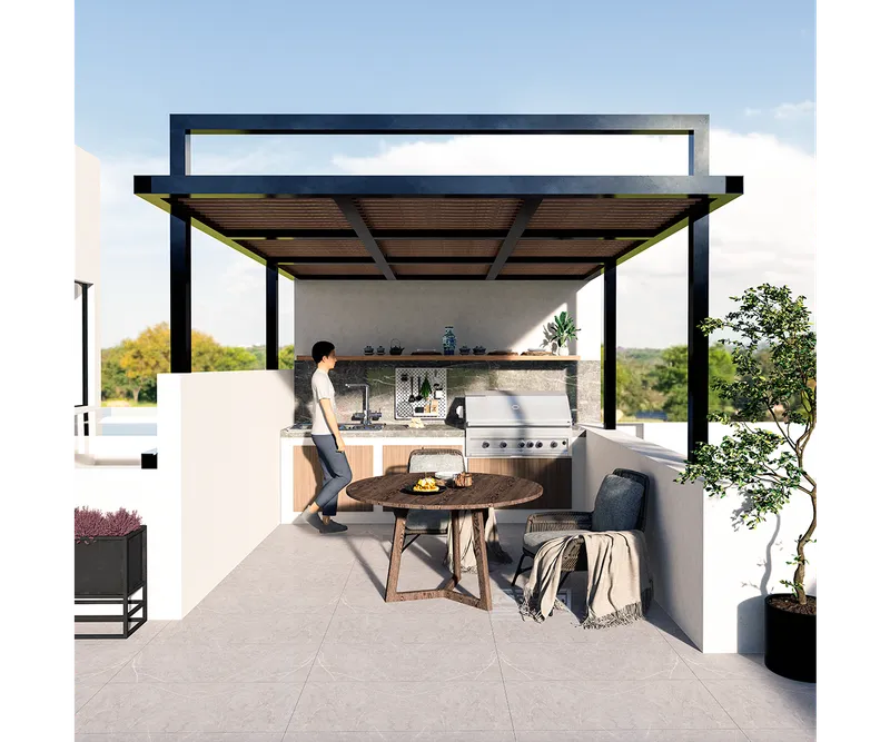 Vista del proyecto casa perez juarez