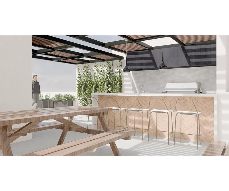 Vista del proyecto casa villa cardel