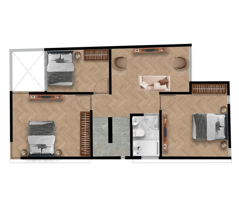 Vista del proyecto casa villa cardel