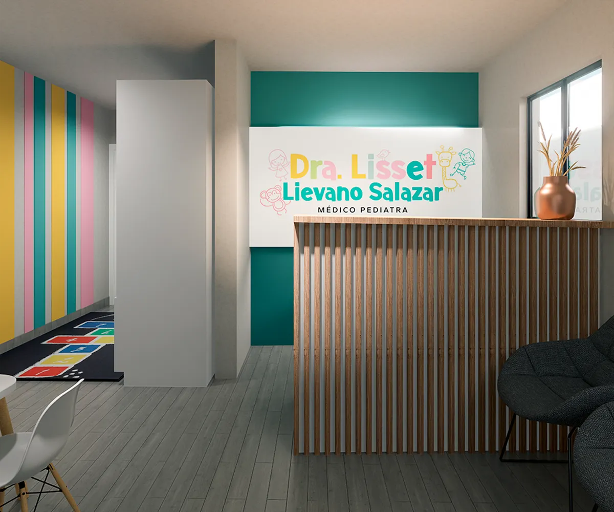 Vista del proyecto consultorio pediatrico