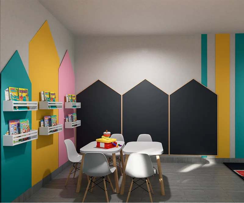 Vista del proyecto consultorio pediatrico