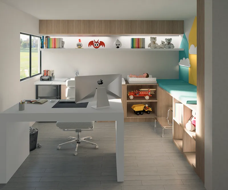 Vista del proyecto consultorio pediatrico