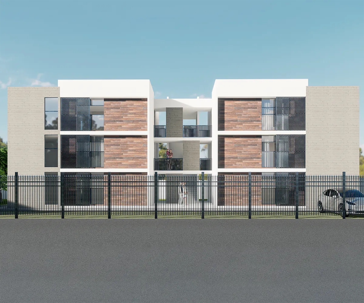 Vista del proyecto departamentos linda vista